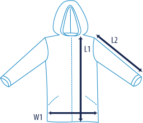 icon dimensions Full zip jasje