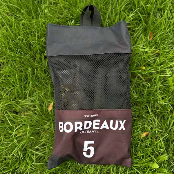 top view of the personalised cleats bag