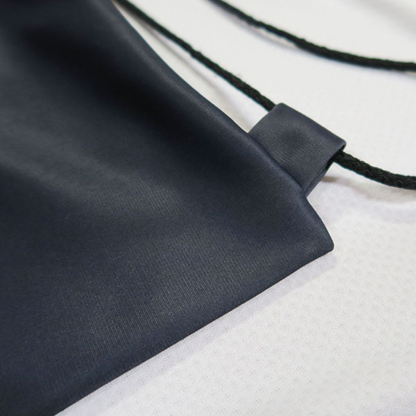 black textile with black drawstring