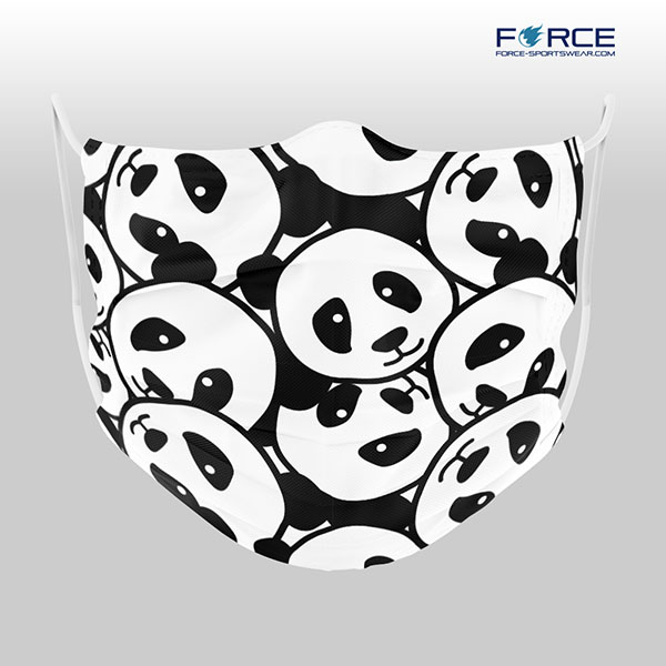 designs of multiple sublimated facemasks