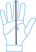 icon dimensions Gloves