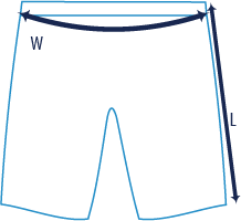 icon dimensions Shorts unisex multisport
